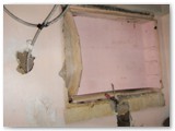 Clow up of old wiring