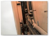 Plumbing work - before